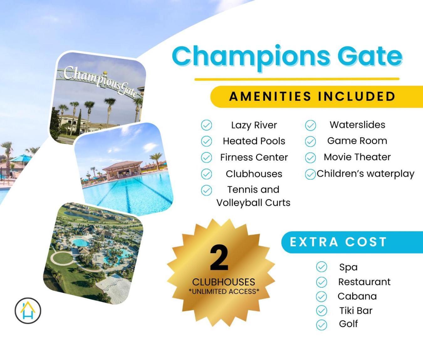 Superb Thematic 2Br Condo With 2 Clubhouses Kissimmee Zewnętrze zdjęcie